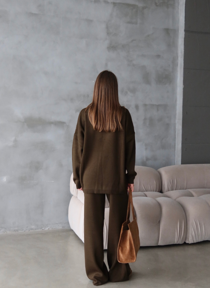 HAKİ BİSİKLET YAKA TRİKO TAKIM