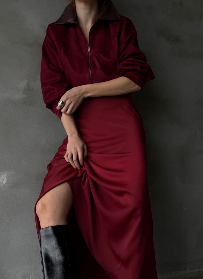 BORDO SATEN ETEK
