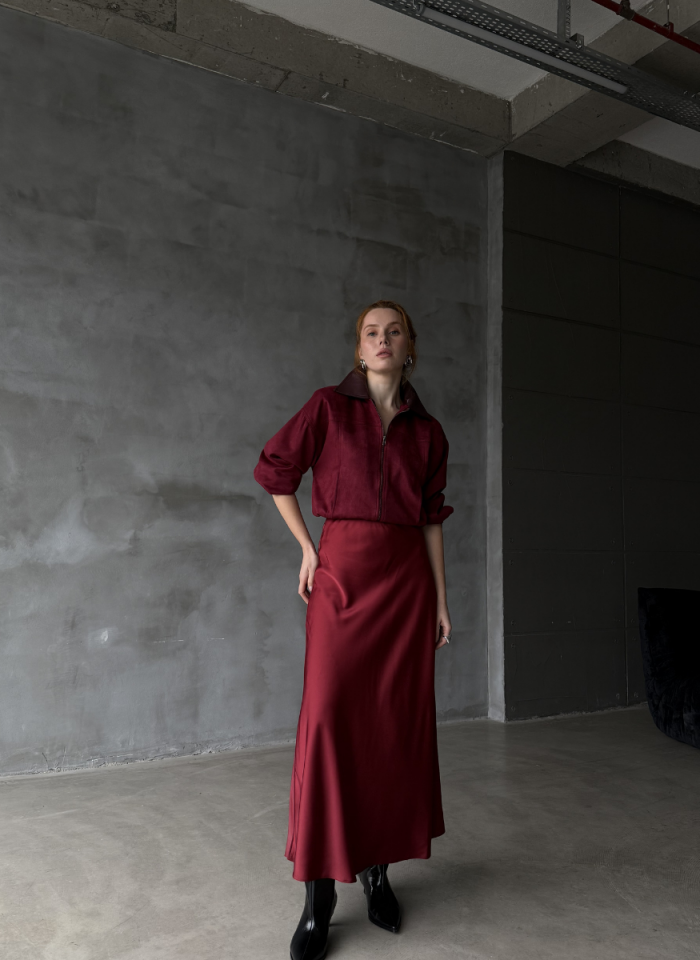 BORDO SATEN ETEK