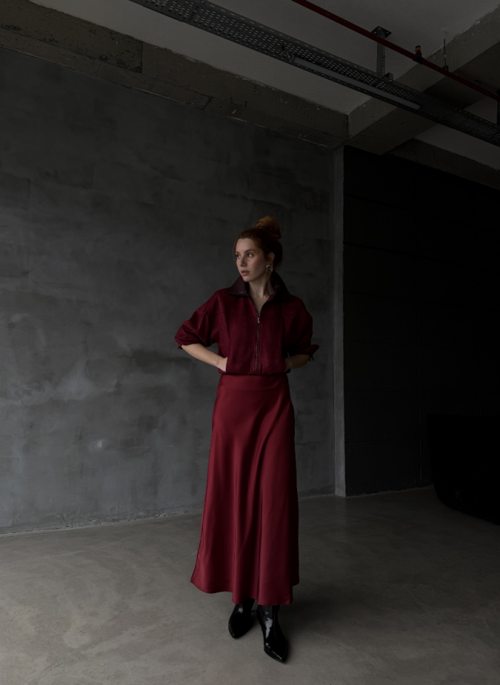 BORDO SATEN ETEK