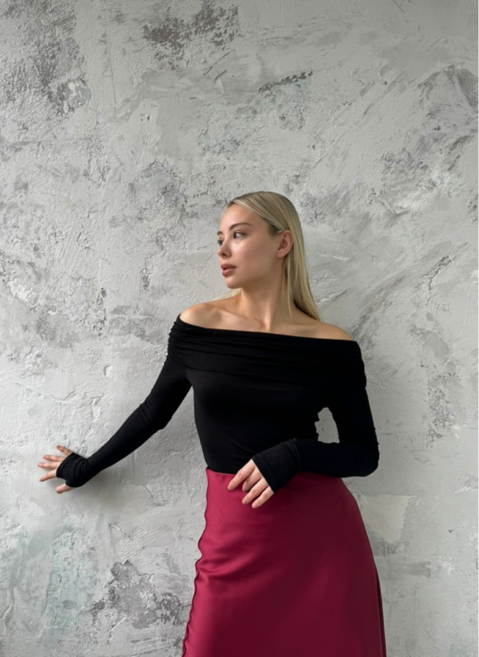 SİYAH SERENE BLUZ