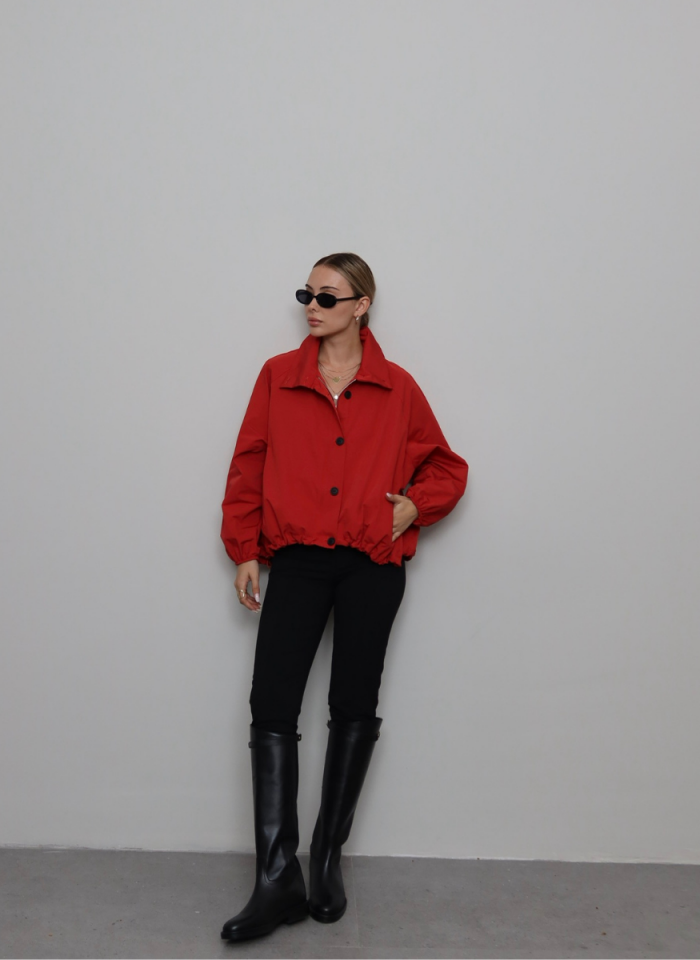 KIRMIZI DEWY YAĞMURLUK