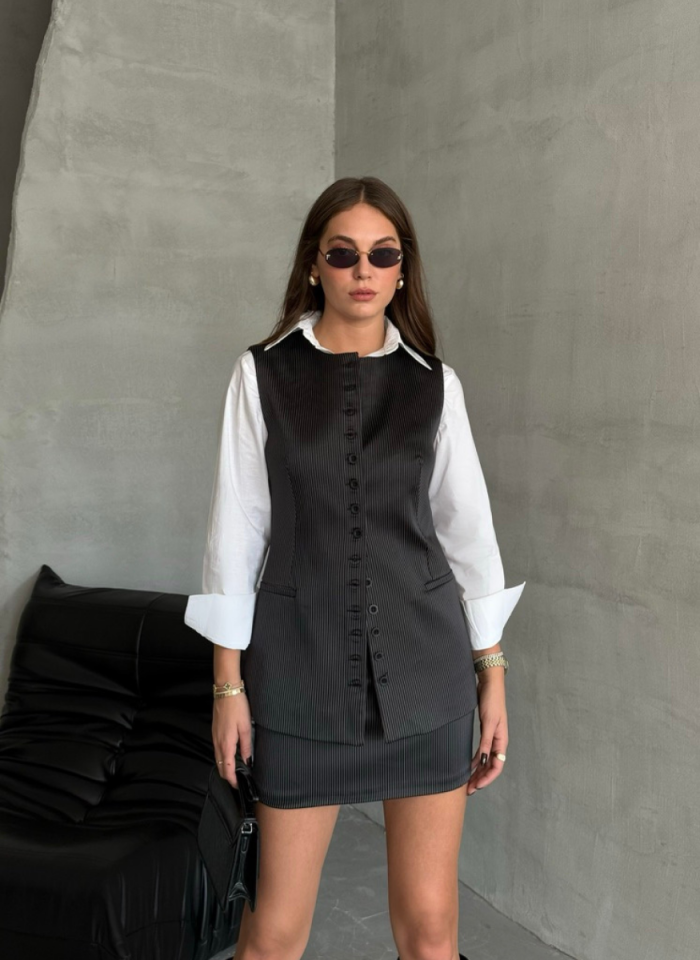 SİYAH ELVA TAKIM