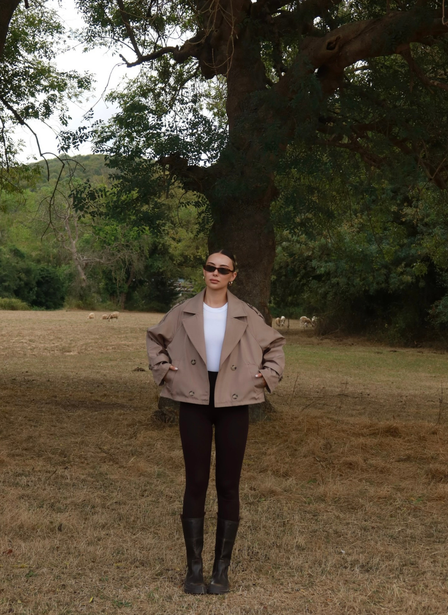 CAMEL KRUVAZE TRENÇ