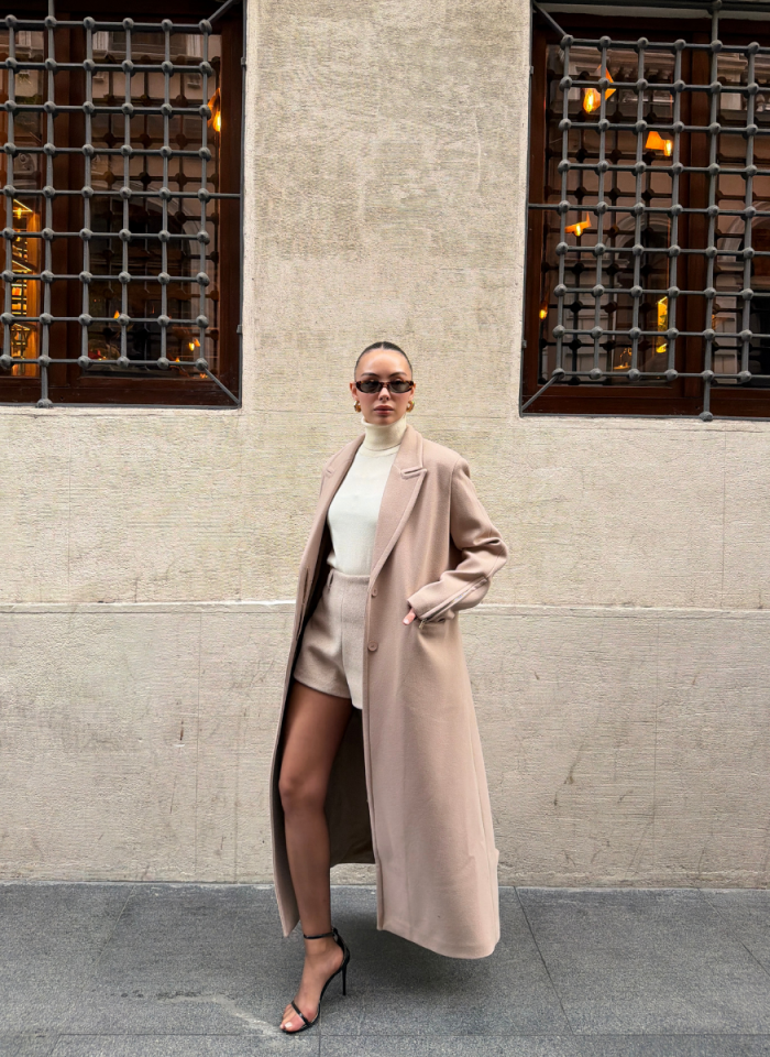 VİZON FERMUARLI KAŞE KABAN