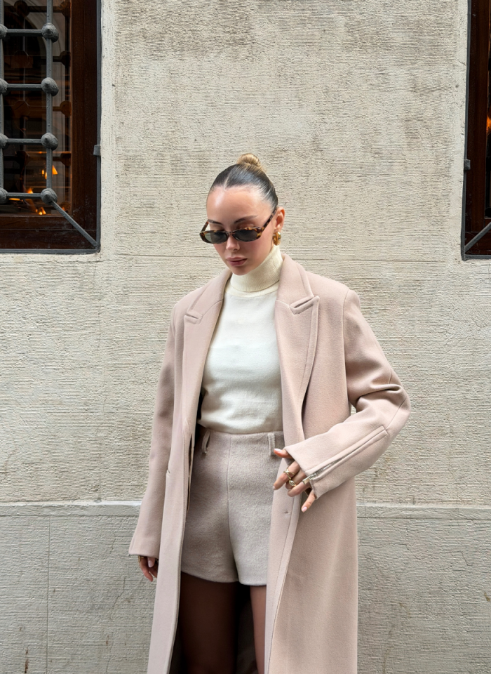 VİZON FERMUARLI KAŞE KABAN