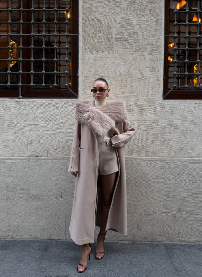 VİZON FERMUARLI KAŞE KABAN