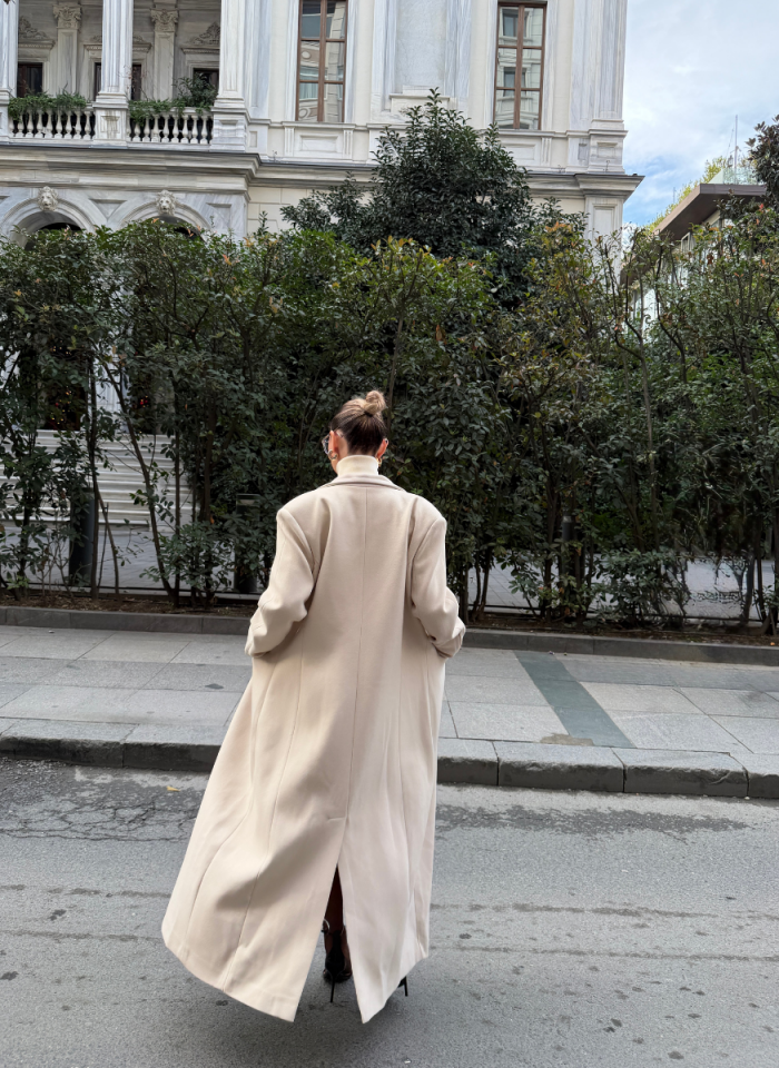 BEJ FERMUARLI KAŞE KABAN