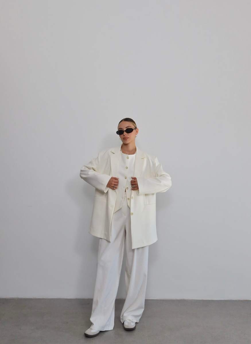 BEYAZ MONOCHROME BLAZER