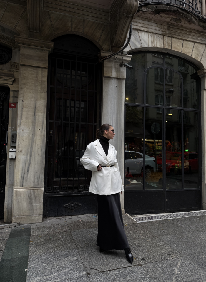 BEYAZ MONOCHROME BLAZER