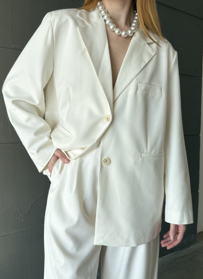 BEYAZ MONOCHROME BLAZER