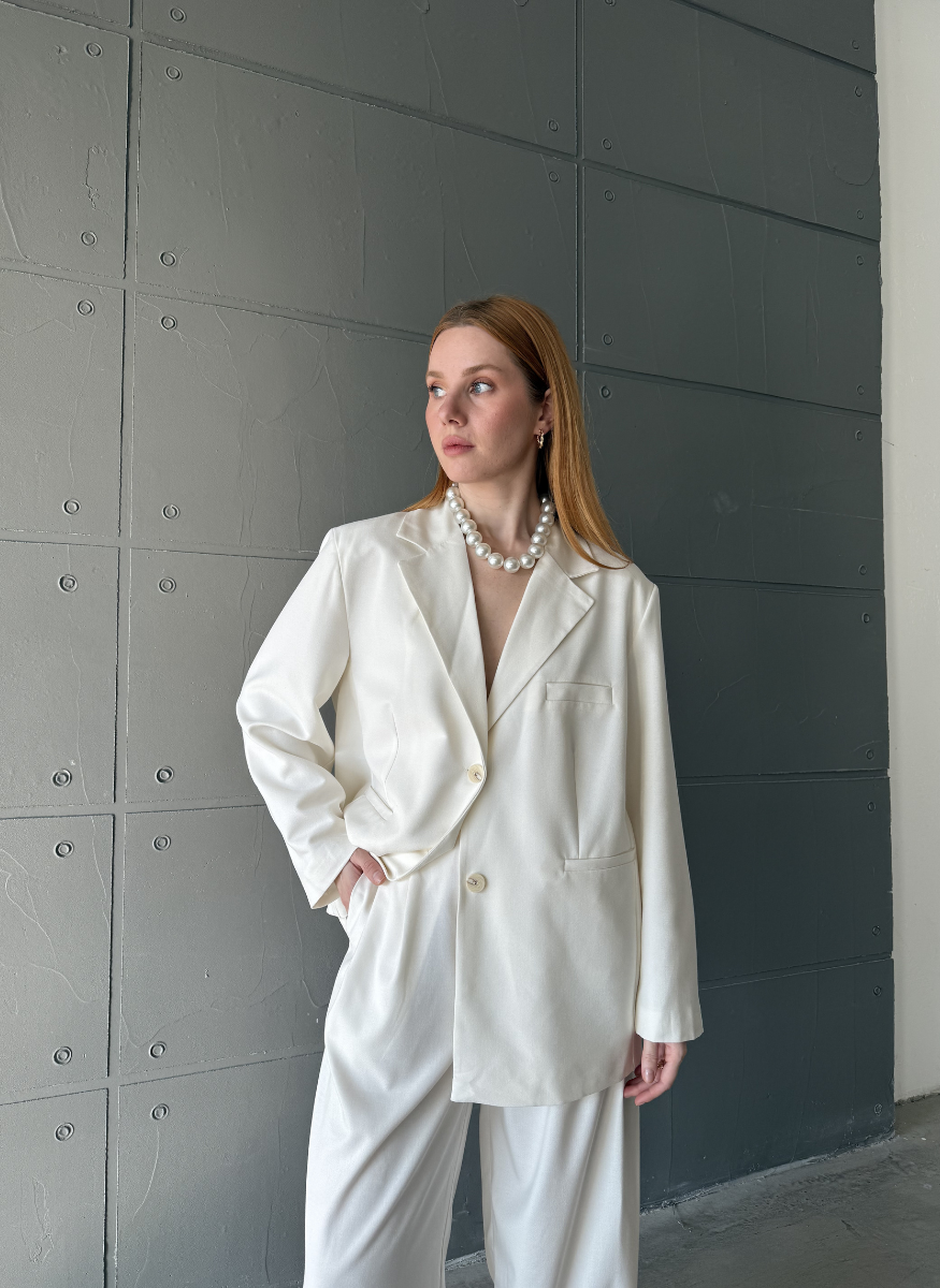BEYAZ MONOCHROME BLAZER