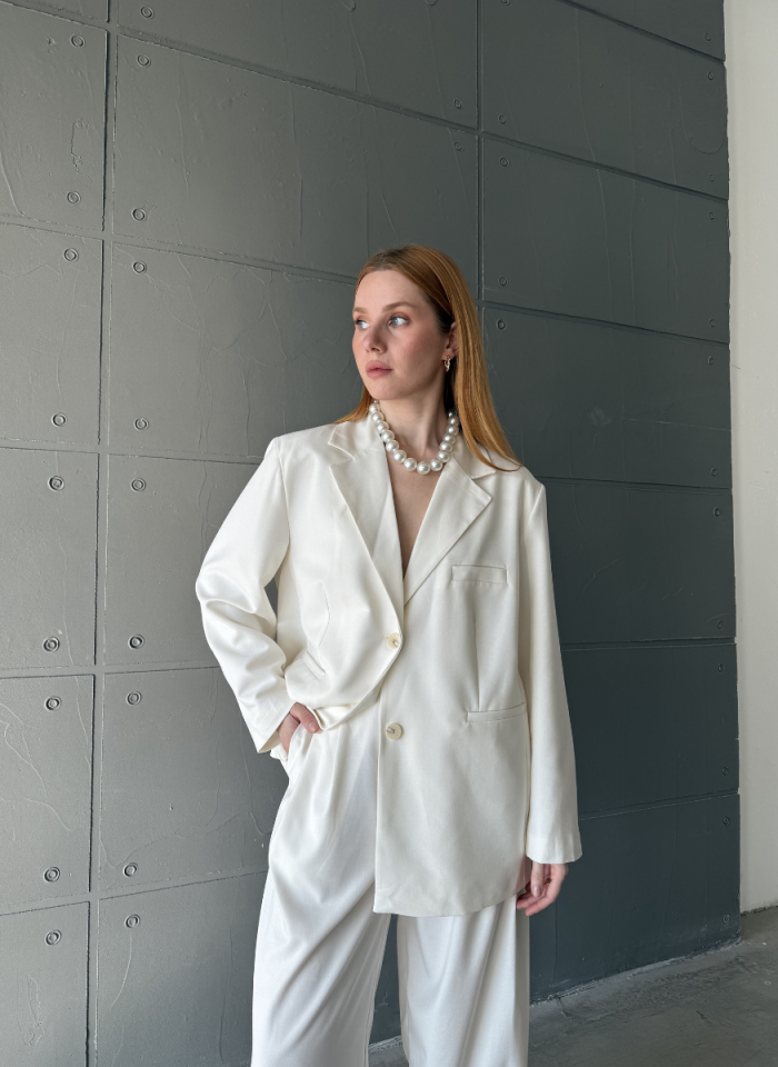 BEYAZ MONOCHROME BLAZER