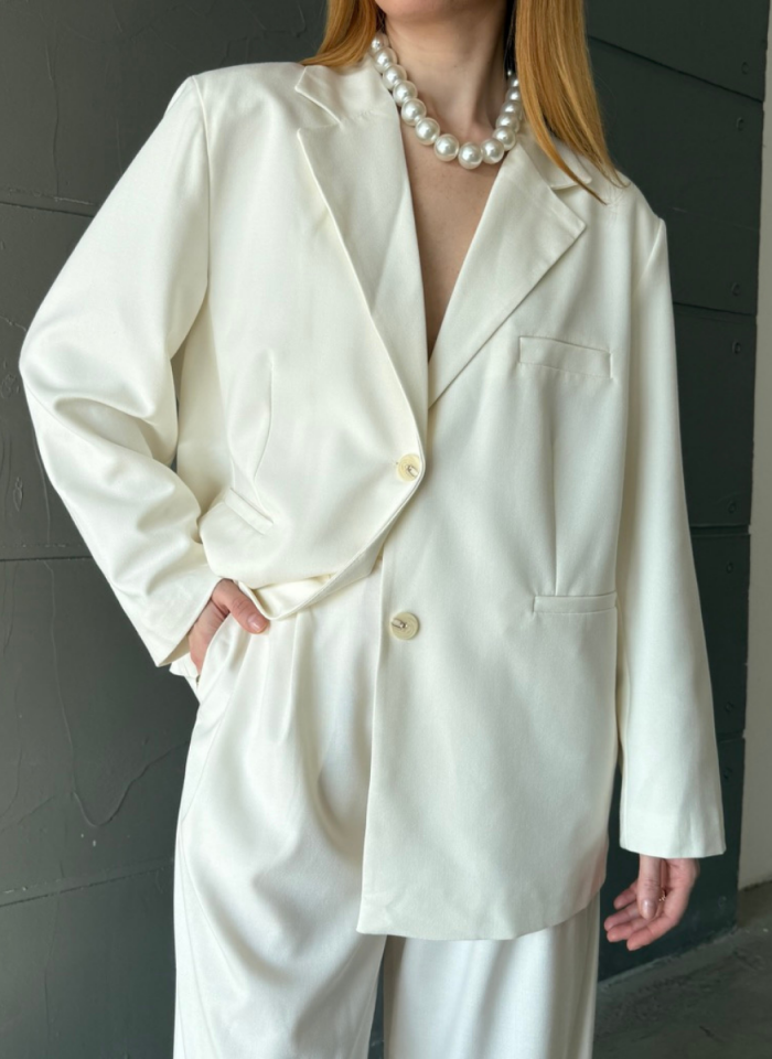BEYAZ MONOCHROME BLAZER