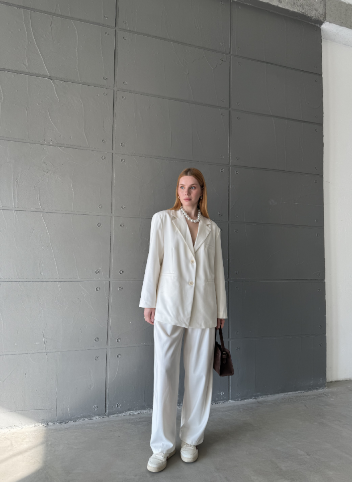 BEYAZ MONOCHROME BLAZER