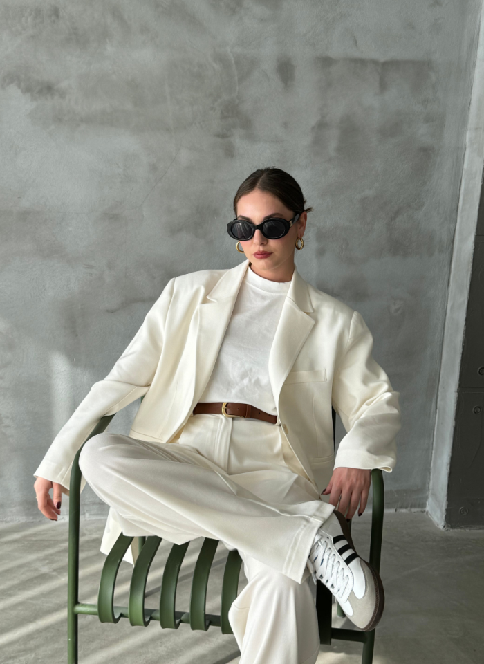 BEYAZ MONOCHROME BLAZER