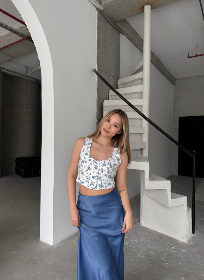 MAVİ ISADORA YELEK