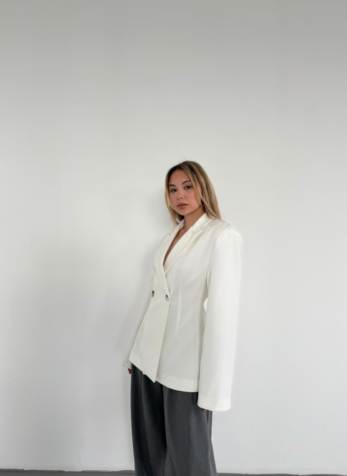 BEYAZ CONTOUR BLAZER