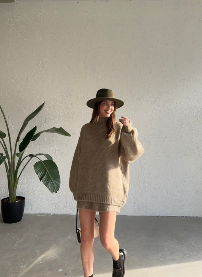 VİZON YUMOŞ TRİKO ETEK