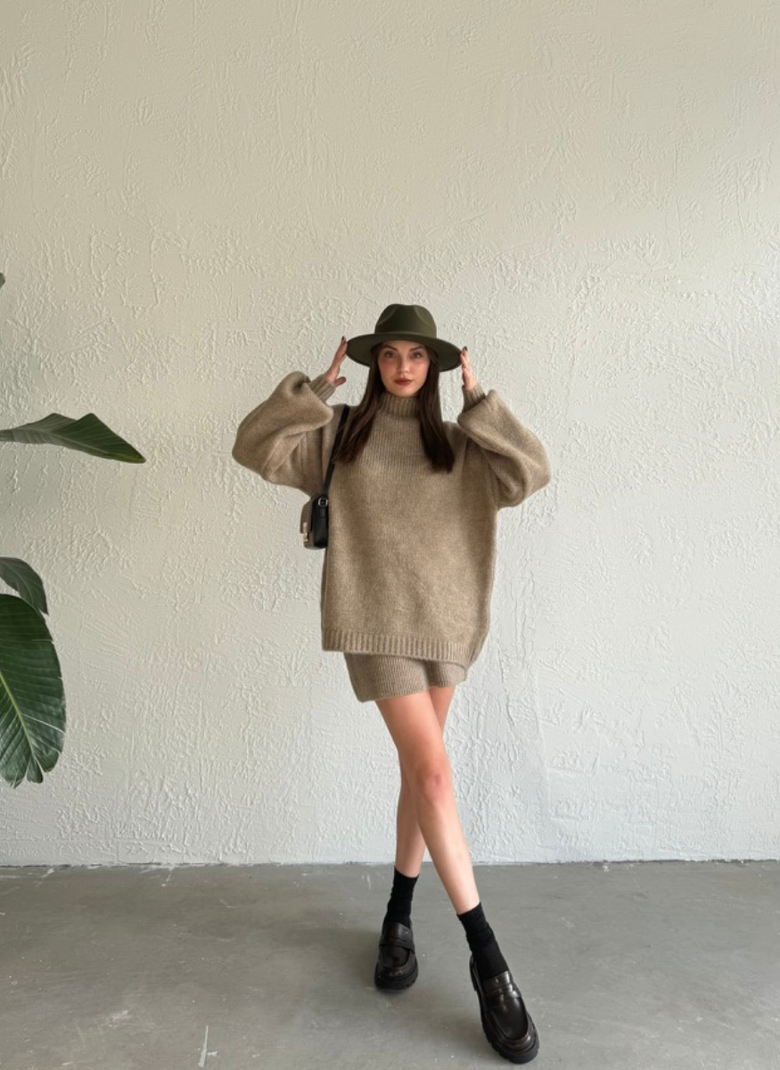 VİZON YUMOŞ TRİKO ETEK