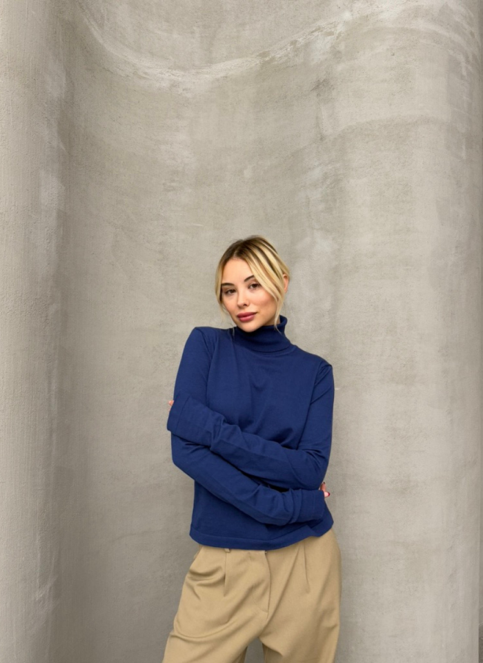 LACİVERT CORSSMAN KAZAK