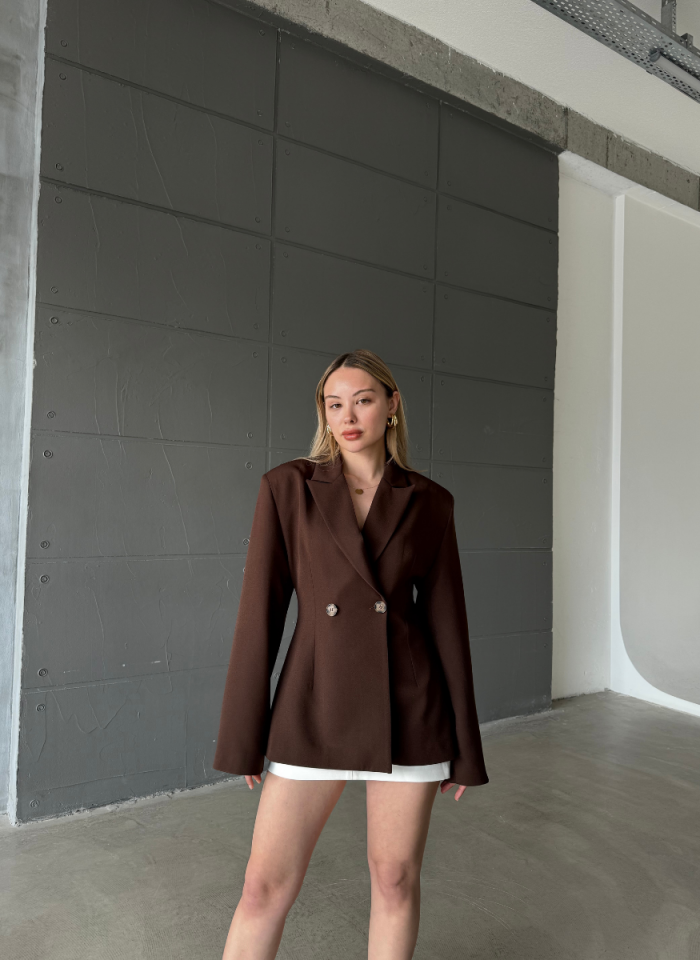 KAHVE CONTOUR BLAZER