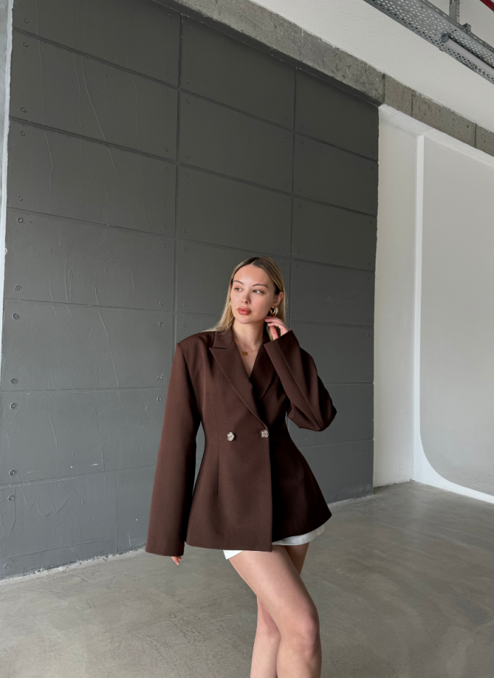 KAHVE CONTOUR BLAZER
