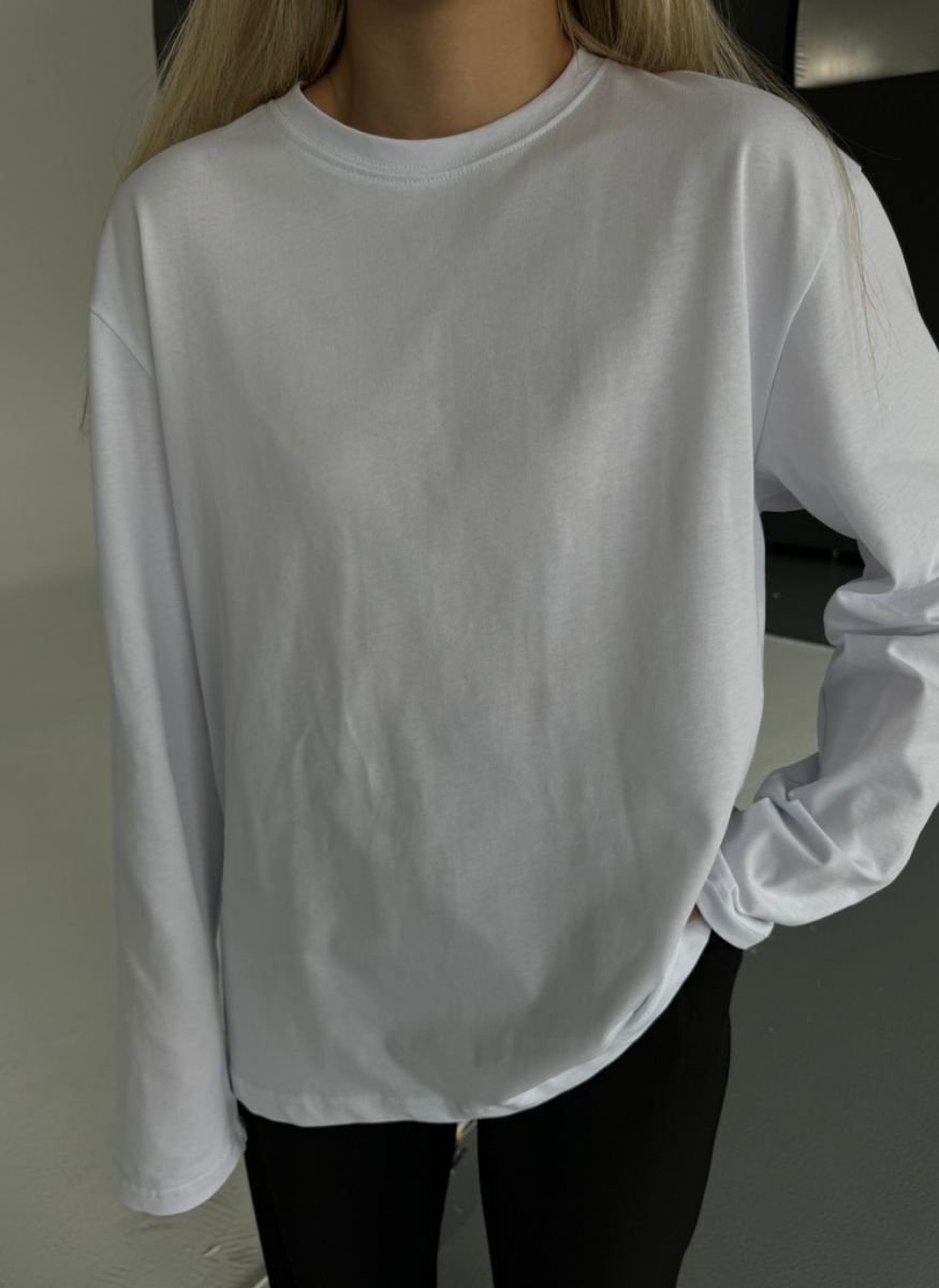 BEYAZ OVERSIZE BASIC T-SHIRT