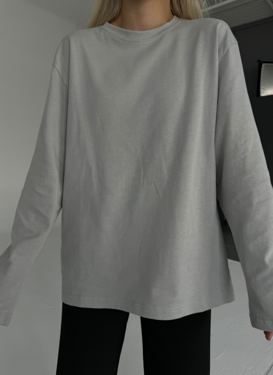 GRİ OVERSIZE BASIC T-SHIRT