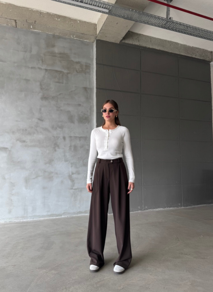 KAHVE MASKÜLEN  PANTOLON