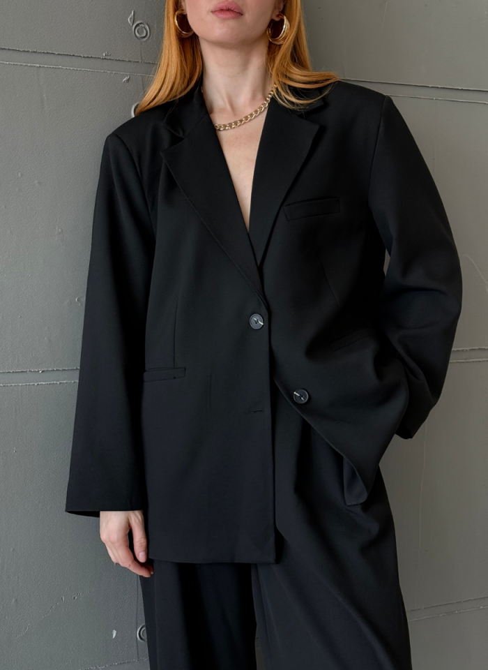 SİYAH MONOCHROME CEKET