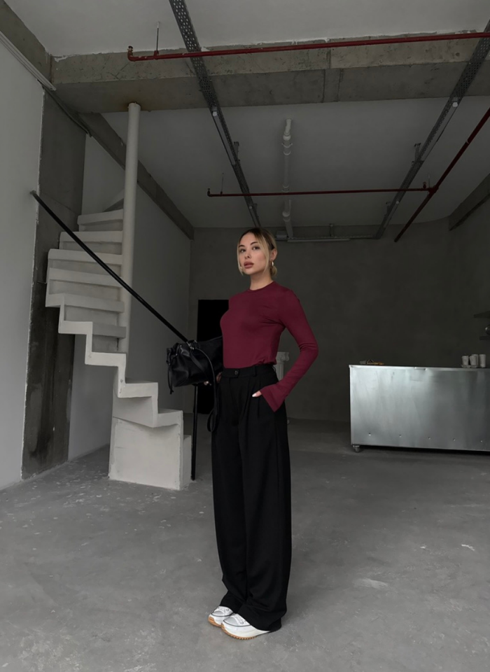 SİYAH MASKÜLEN PANTOLON
