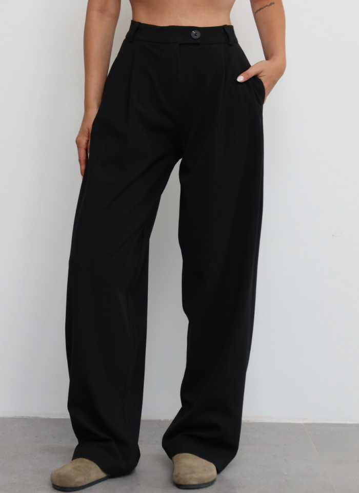 SİYAH MASKÜLEN PANTOLON