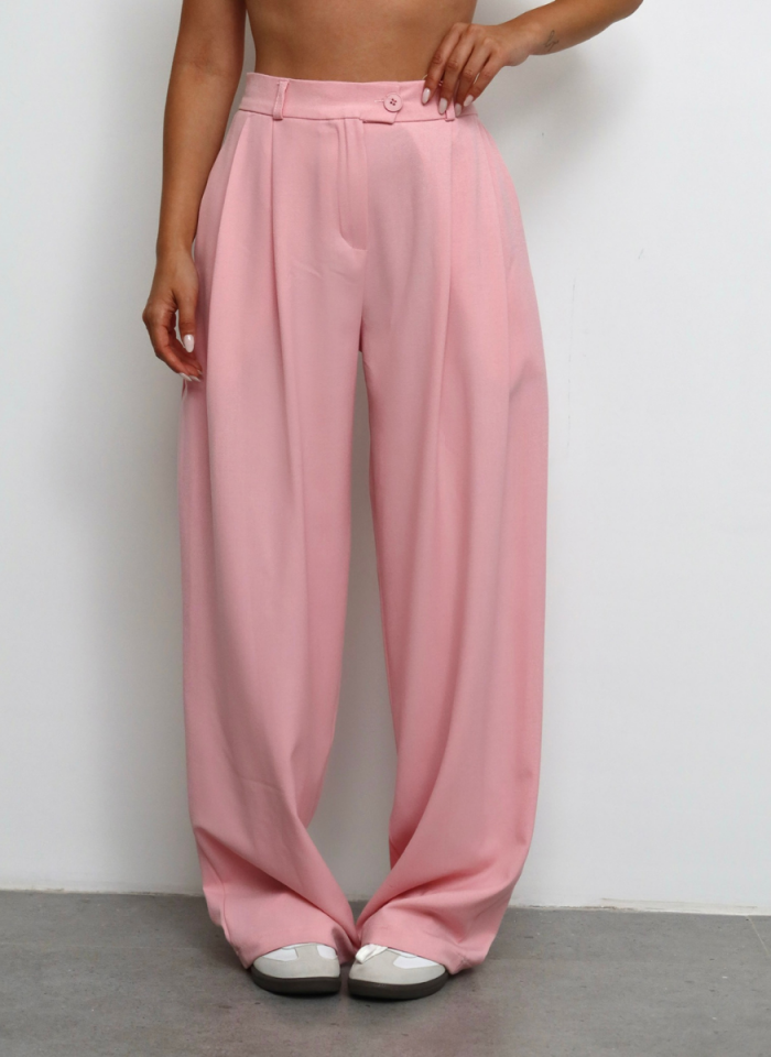 PEMBE MASKÜLEN PANTOLON