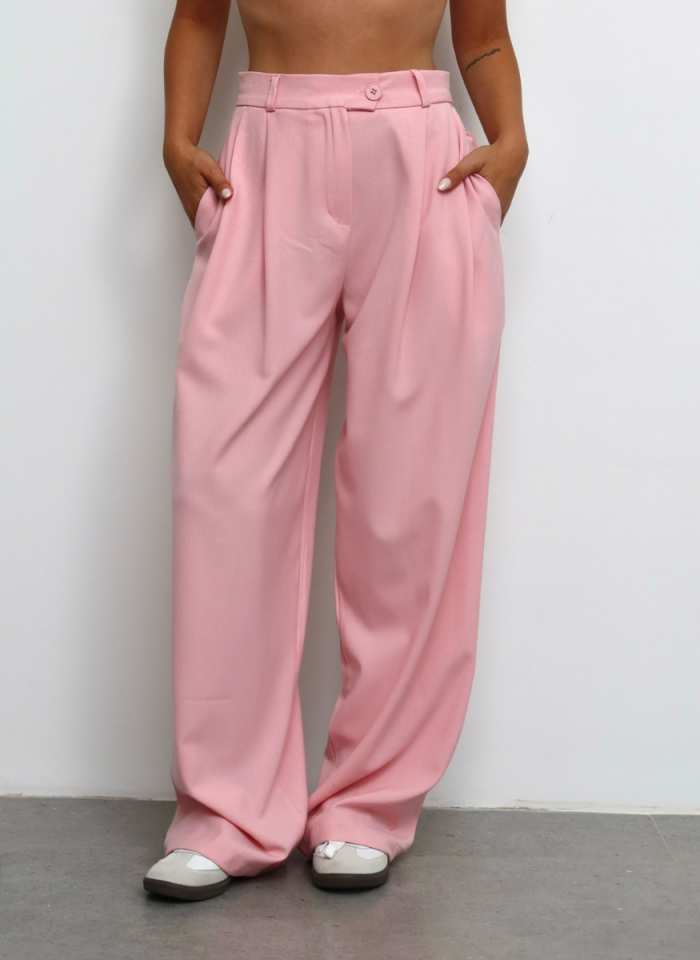 PEMBE MASKÜLEN PANTOLON