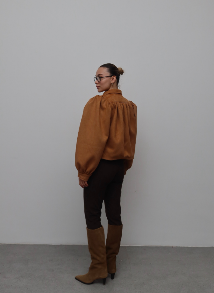 SUNİ SÜET TABA CEKET