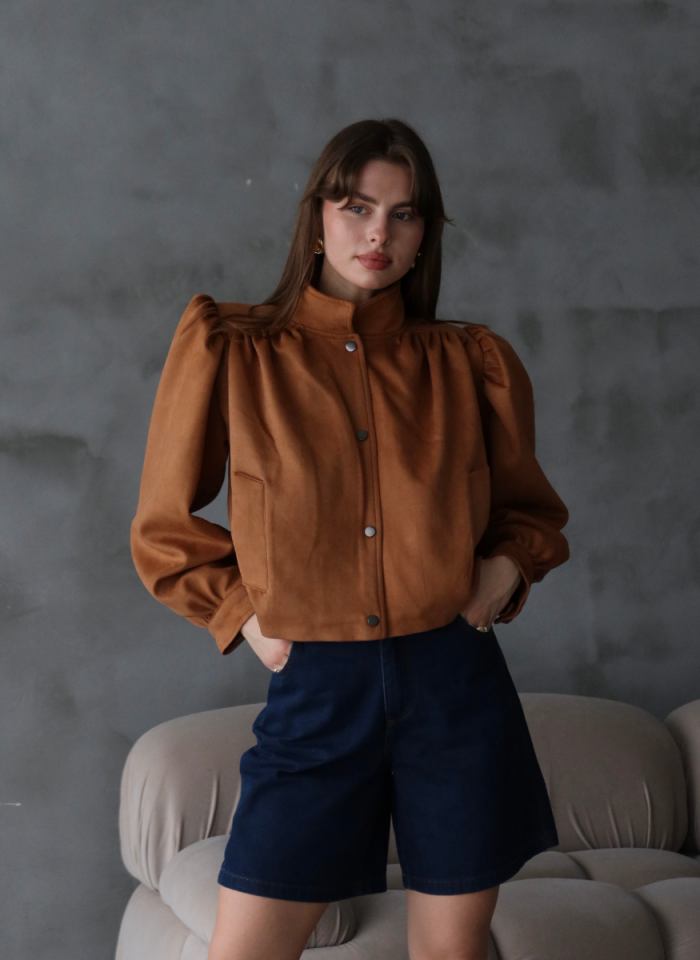 SUNİ SÜET TABA CEKET