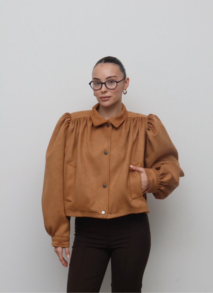 SUNİ SÜET TABA CEKET