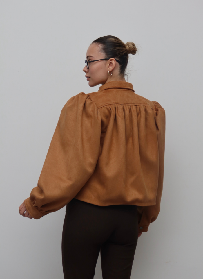 SUNİ SÜET TABA CEKET