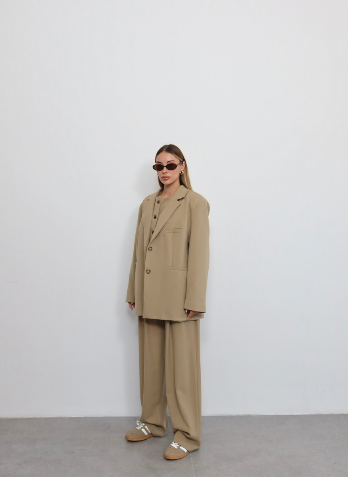 CAMEL OVERSİZE CEKET