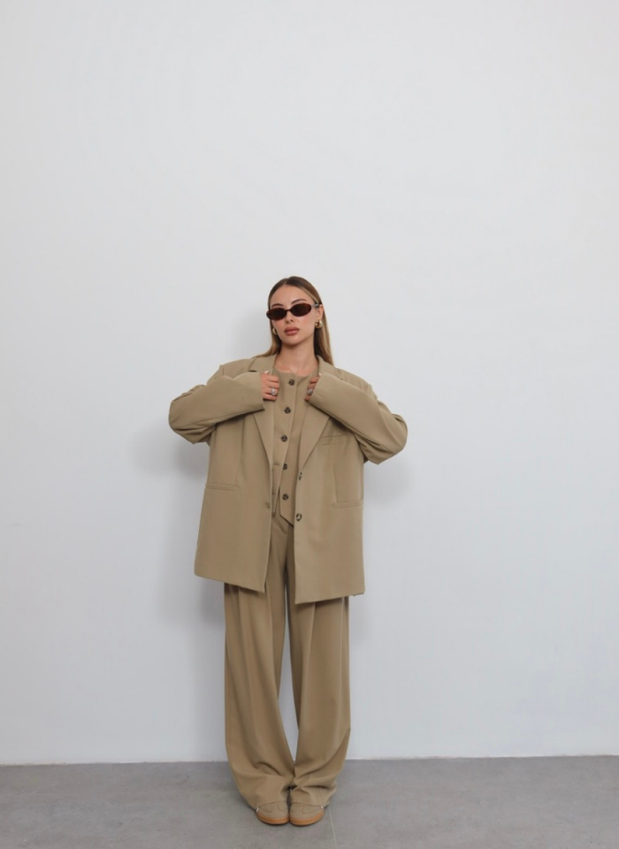 CAMEL OVERSİZE CEKET