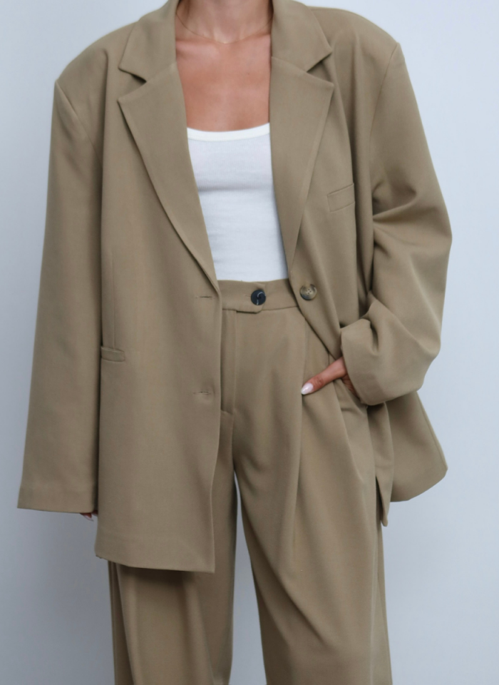 CAMEL OVERSİZE CEKET