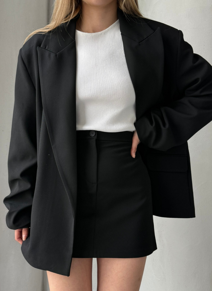 SİYAH IVORY ETEK