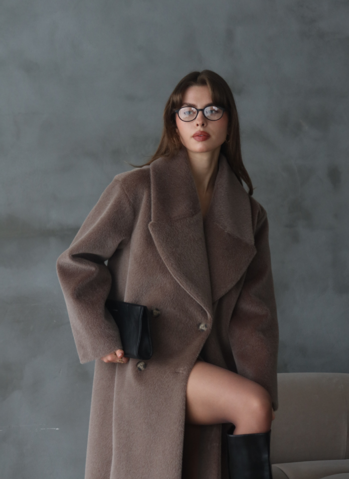 VİZON KUŞAKLI SUNİ KÜRK KABAN