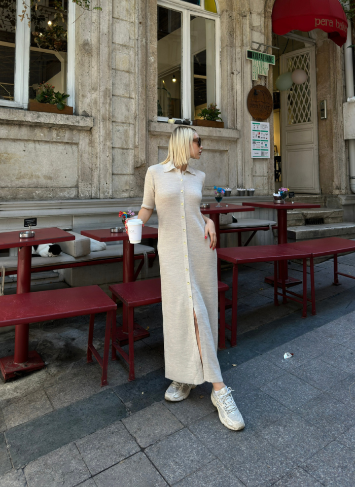 BEJ LIRA ELBİSE