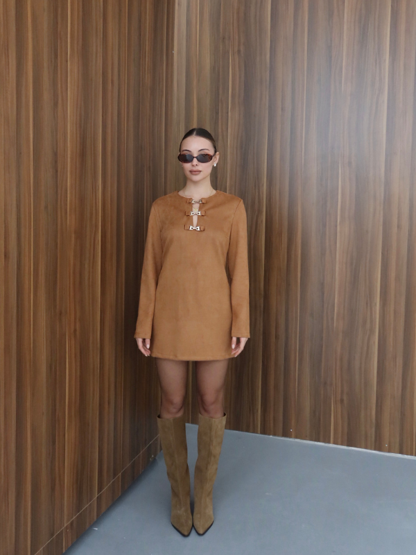 TABA MİNİ SÜET ELBİSE