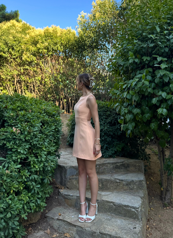 ŞEFTALİ ROSE ELBİSE