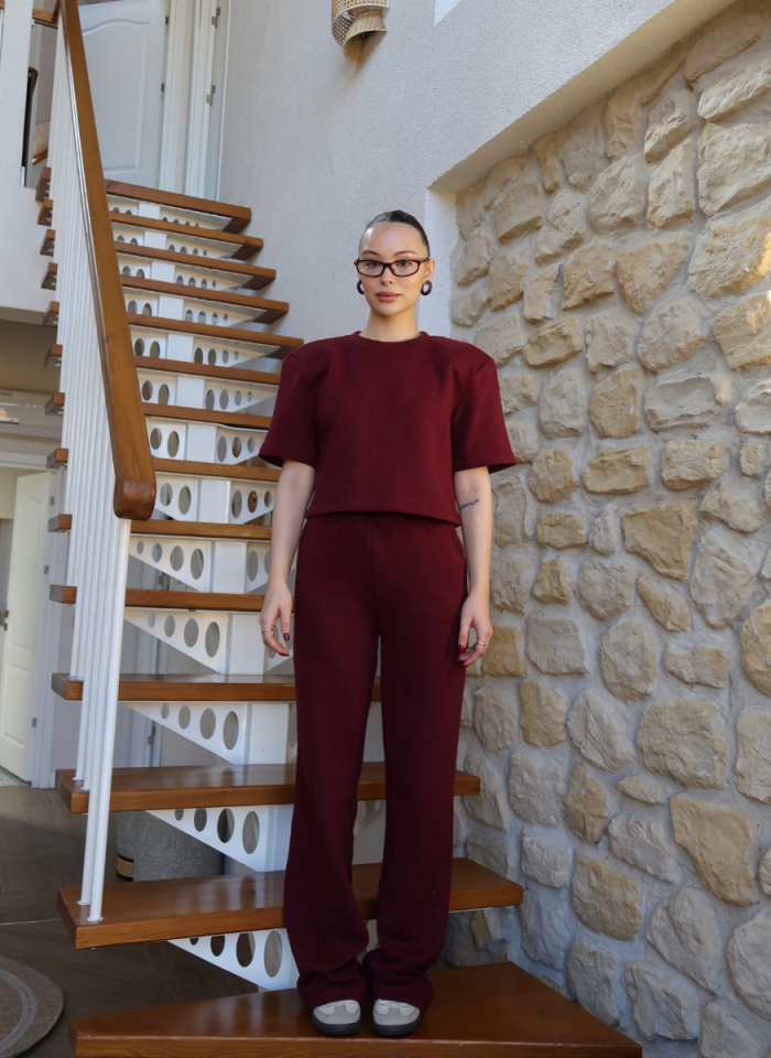 BORDO VATKALI ÜST ALT EŞOFMAN TAKIMI