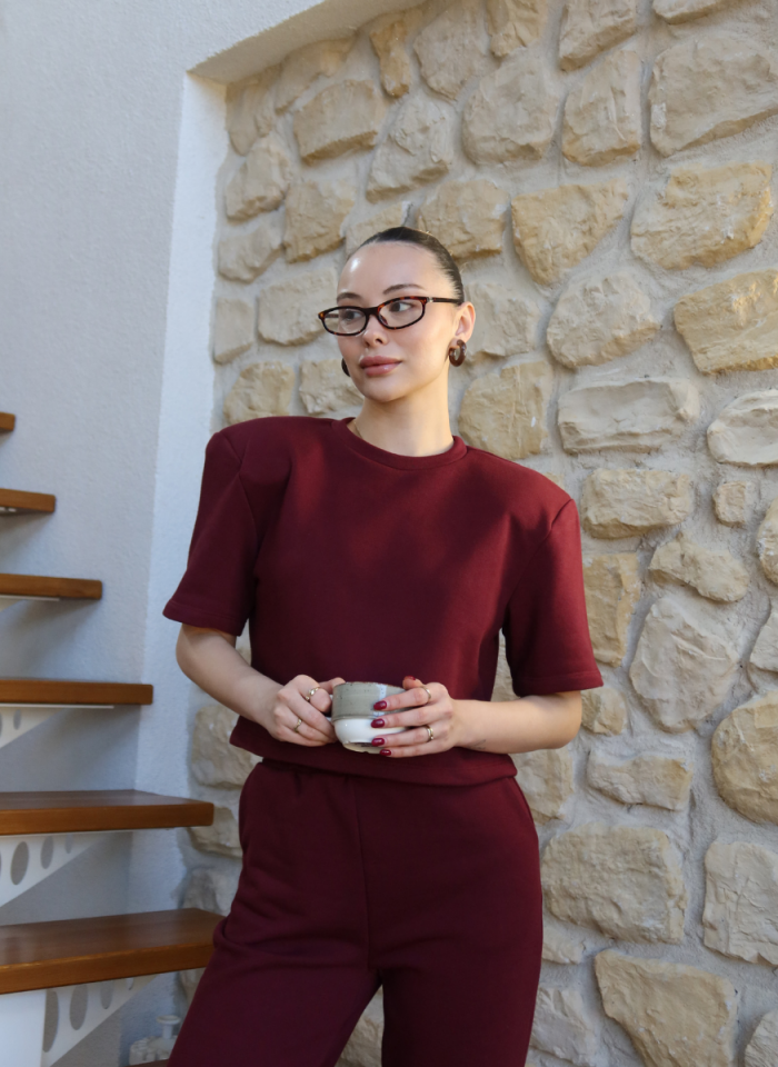 BORDO VATKALI ÜST ALT EŞOFMAN TAKIMI