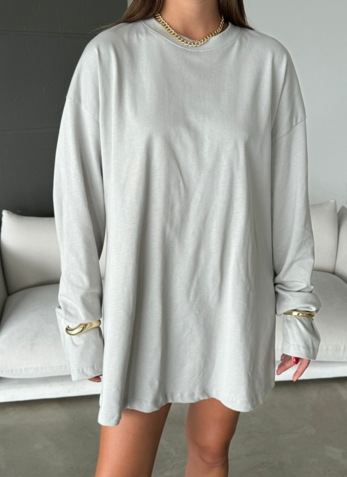 GRİ LUXE T-SHIRT